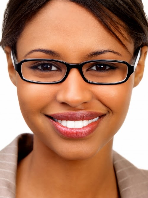 Black Woman wearing glasses